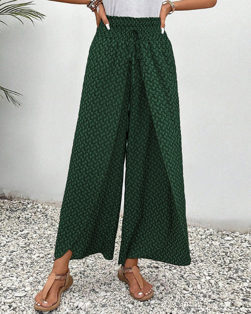 Louanne | Pantalon pour femmes à imprimé géométrique