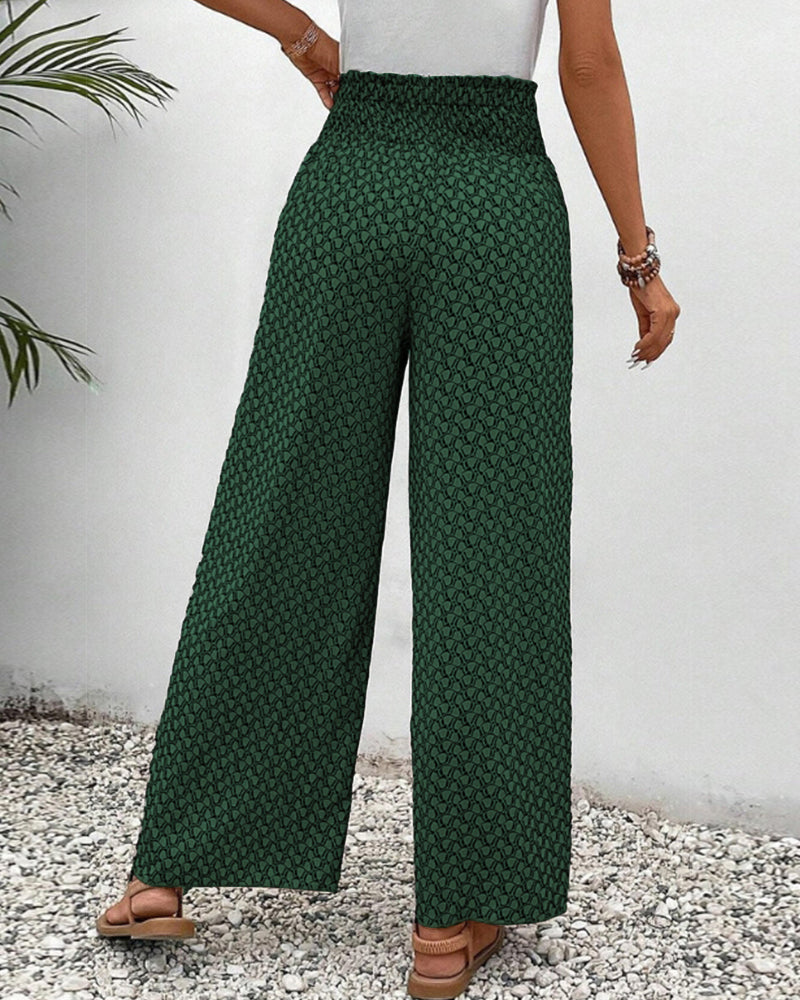 Louanne | Pantalon pour femmes à imprimé géométrique