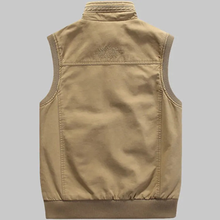 Olivier | Gilet multi-poches vintage pour hommes