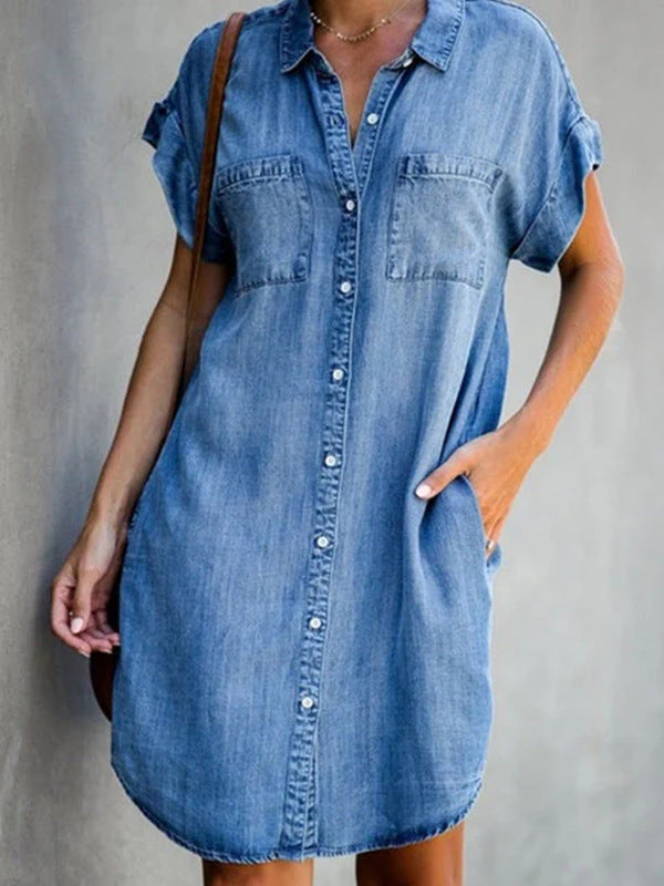 Solange | Robe denim urbaine