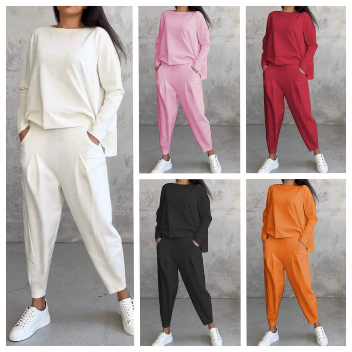 Emmie | Costume Pantalon et Pull à Manches Longues pour Femme