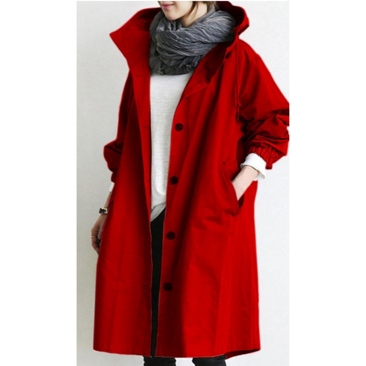 Sanne | Trench-coat Femme Coupe-Vent et Imperméable