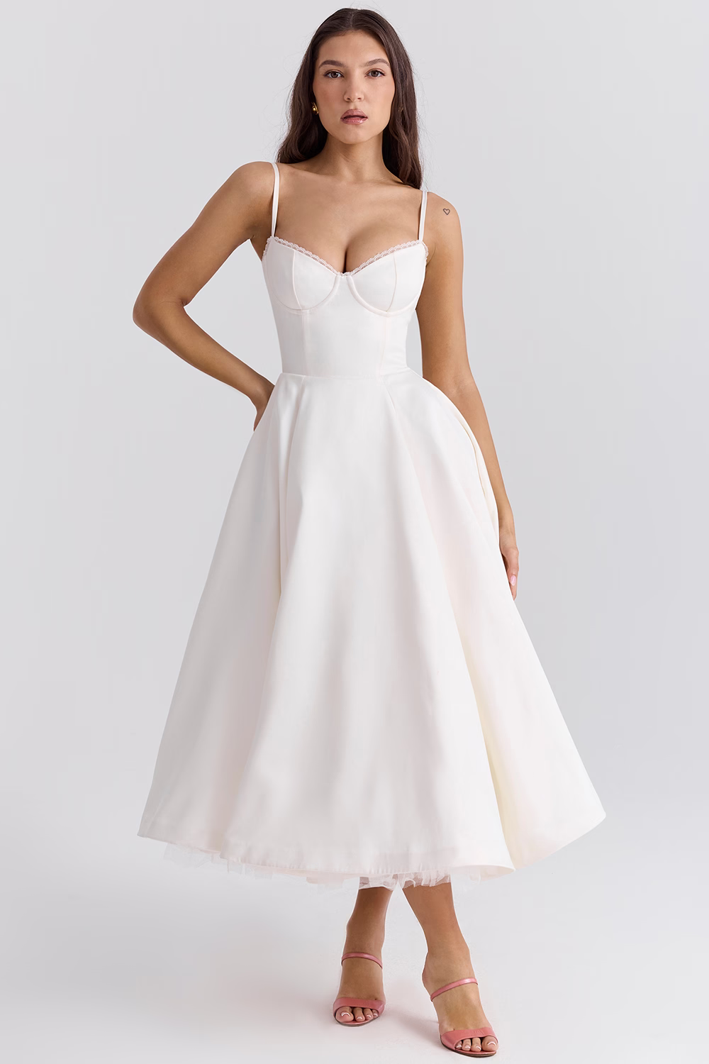 Mayah | Robe Midi Corset au Style Élégant pour Femmes