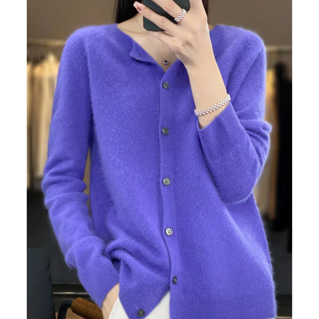 Dandara | Cardigan à Boutons Manches Longues pour Femme