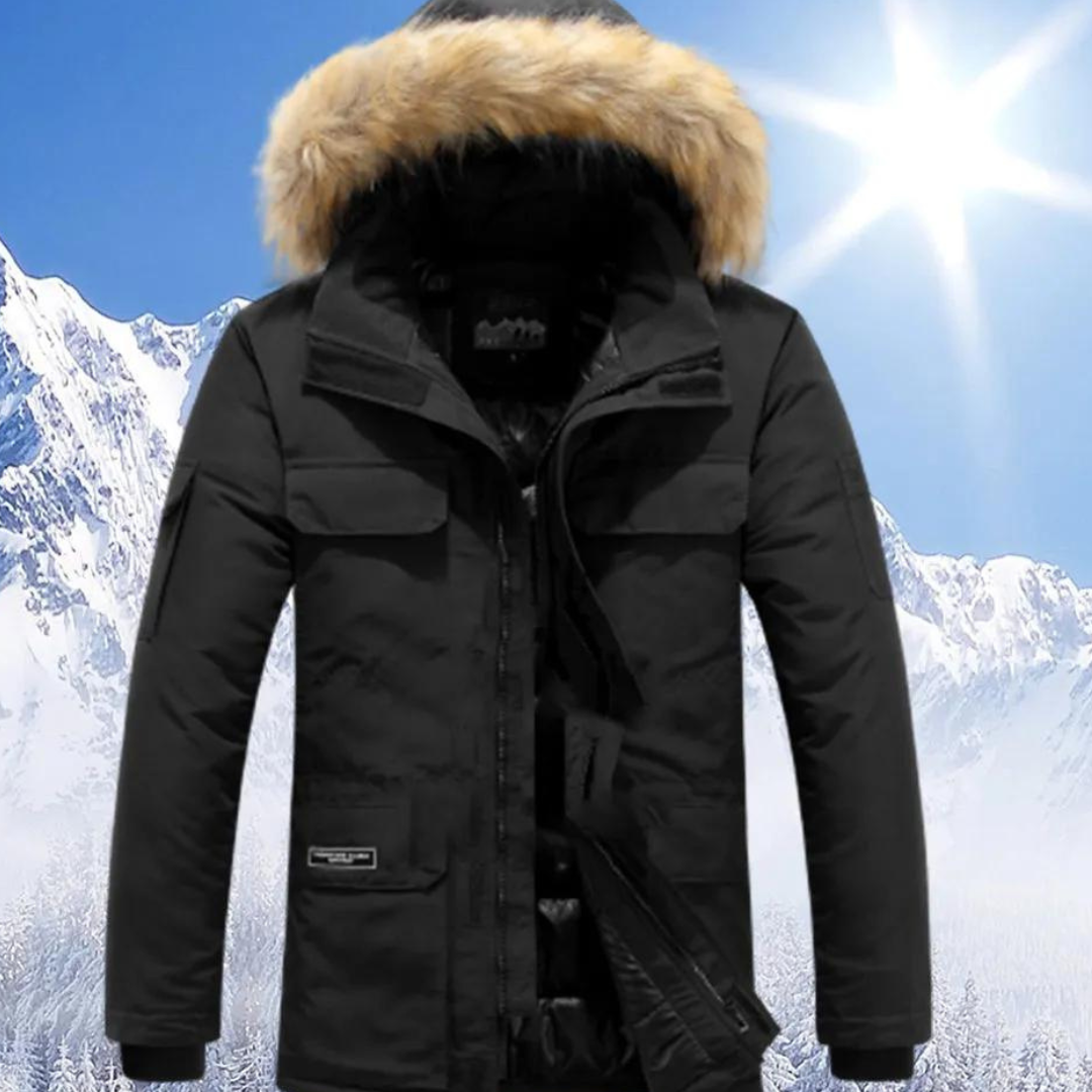 Michael | Parka d'hiver chaud pour homme avec capuche