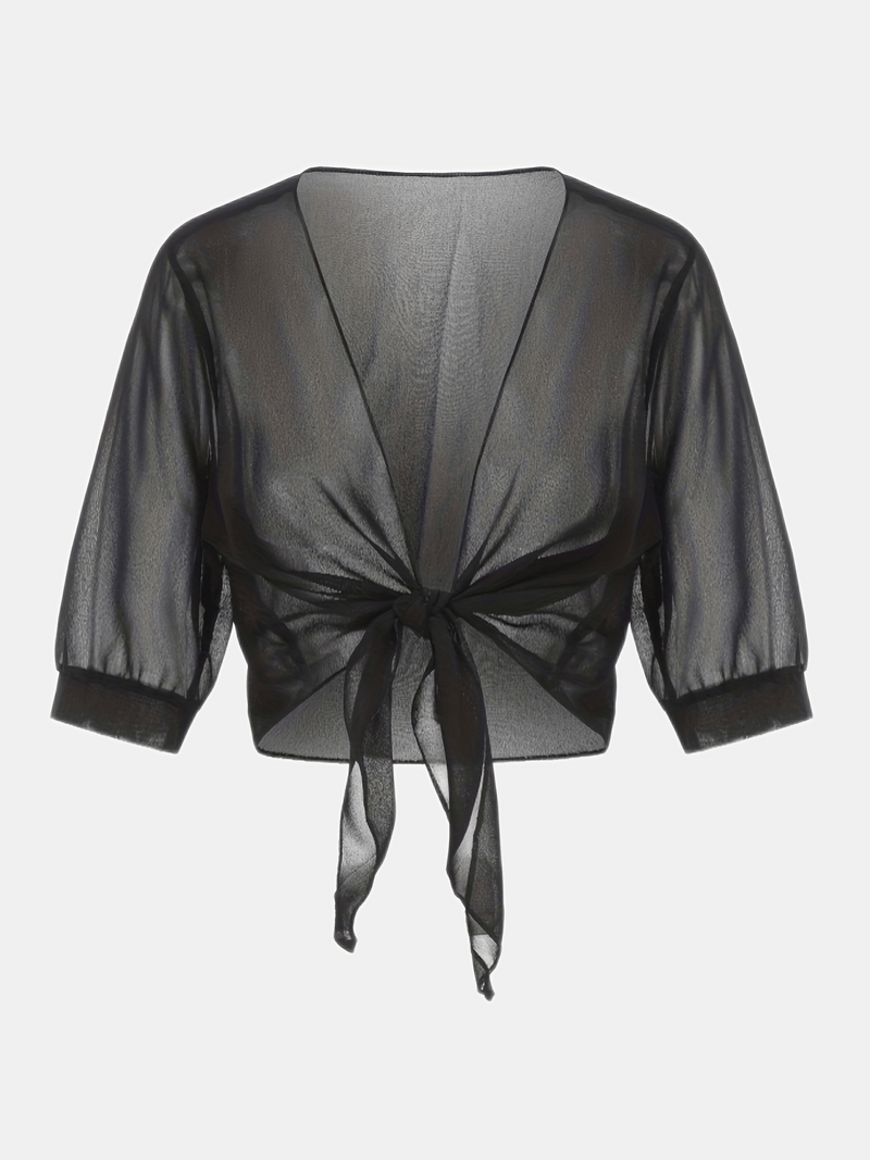 Evangeline | Blouse à Devant Ouvert