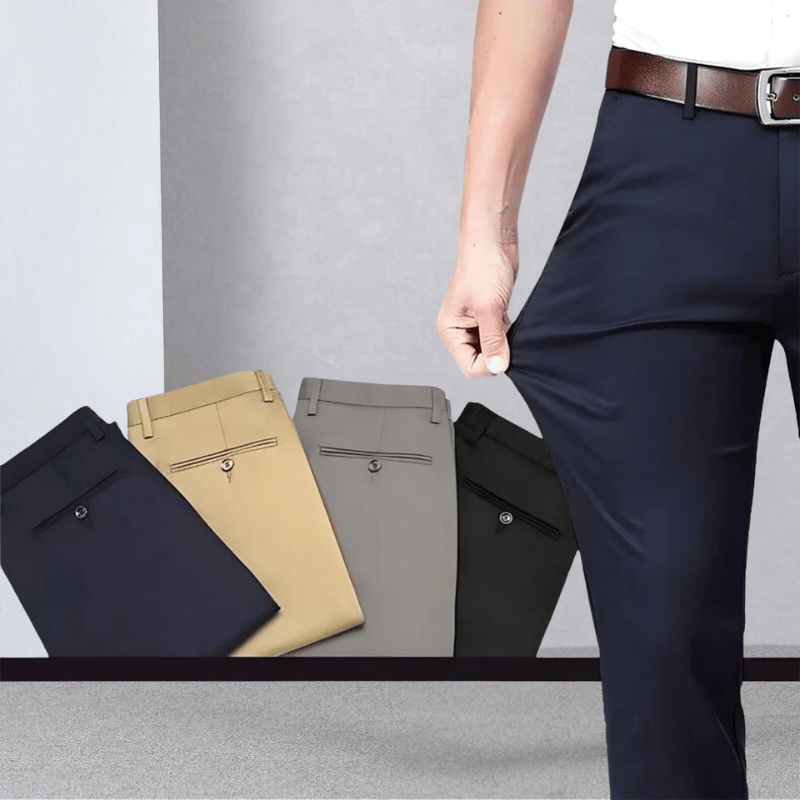 Tadeo | Pantalon Stretch pour Homme à Coupe Slim et Design Flexible