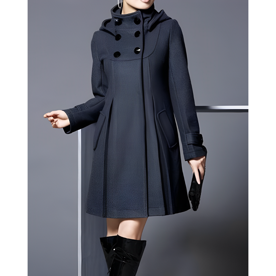 Yvone | Manteau d'Hiver Long Intemporel pour Femmes