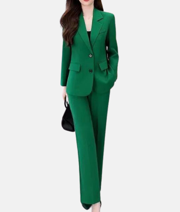 Sally | Ensemble Pantalon Élégant avec Blazer Tailleur pour Femme