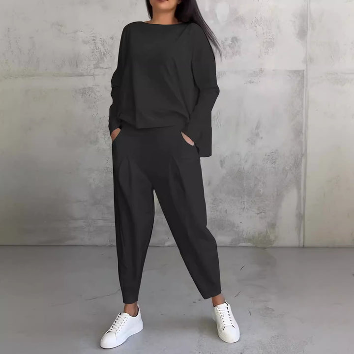 Emmie | Costume Pantalon et Pull à Manches Longues pour Femme