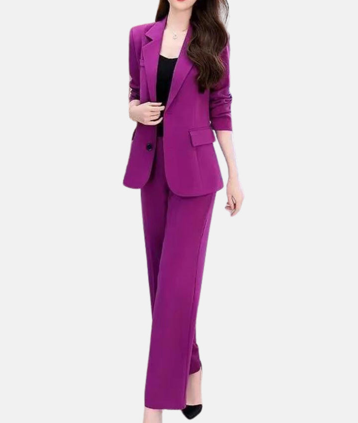 Shanaya | Tailleur Pantalon Élégant avec Blazer Cintré pour Femme