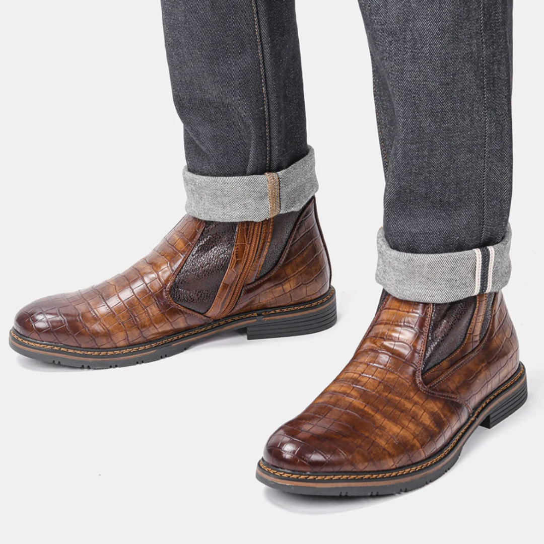 Daniel | Bottes chaudes en cuir pour hommes