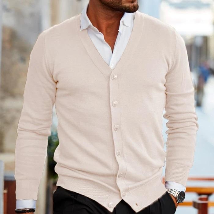 Jacoby | Cardigan Tricoté Confortable pour Homme