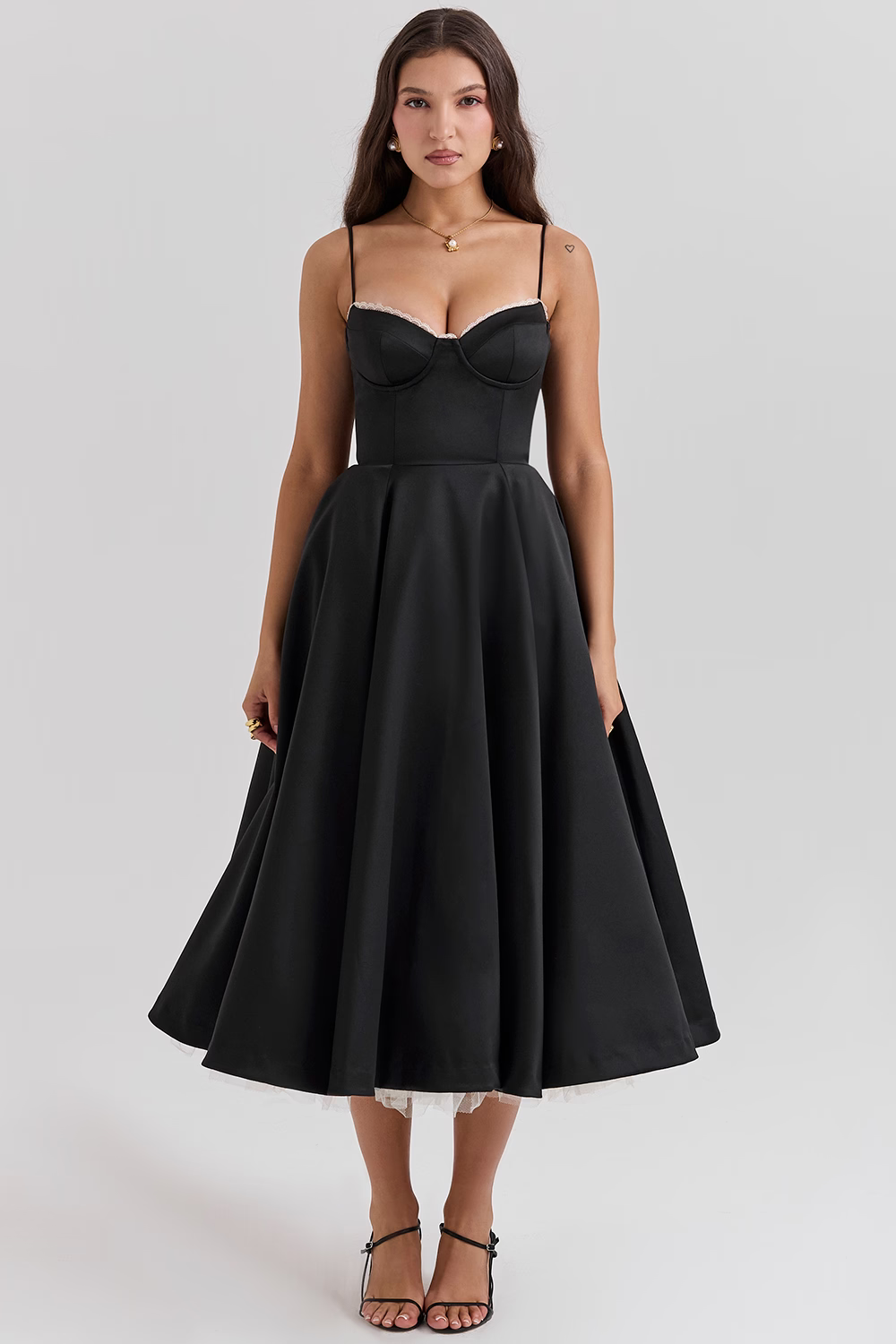 Mayah | Robe Midi Corset au Style Élégant pour Femmes