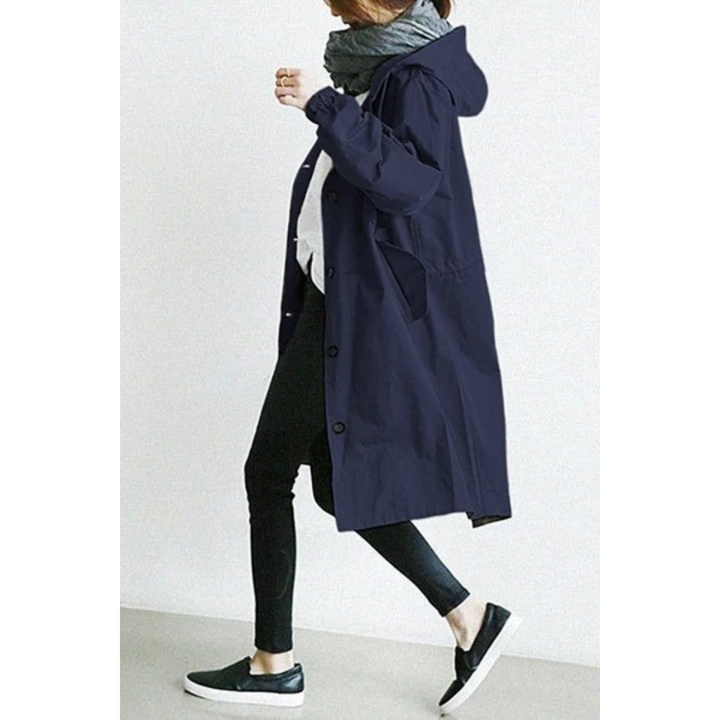 Sanne | Trench-coat Femme Coupe-Vent et Imperméable