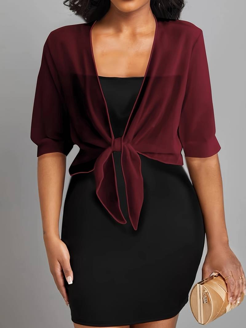 Evangeline | Blouse à Devant Ouvert