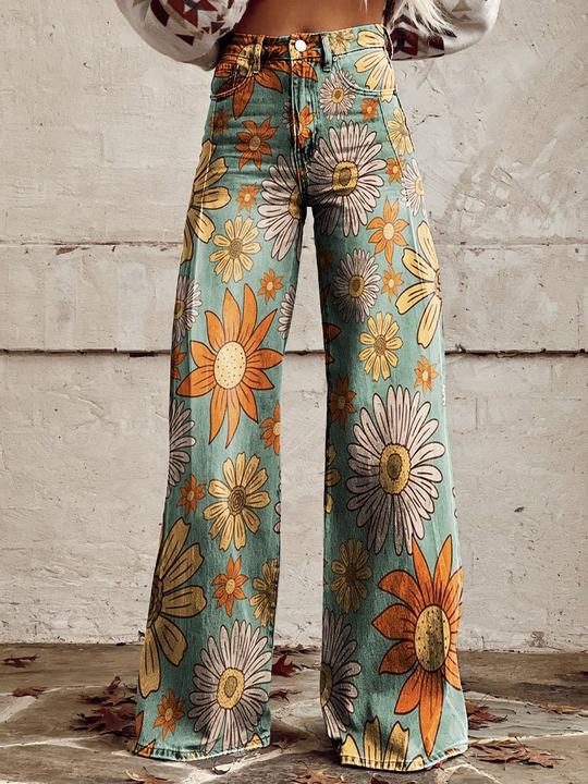 Ritan | Pantalon Large Coloré pour Femme