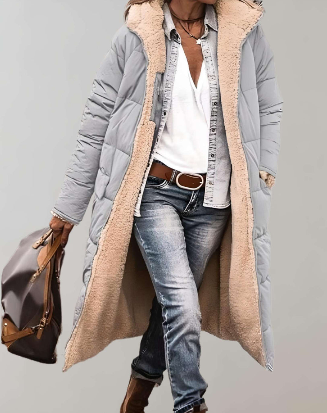 Silvia | Manteau Trench Chaud d'Hiver pour Femmes