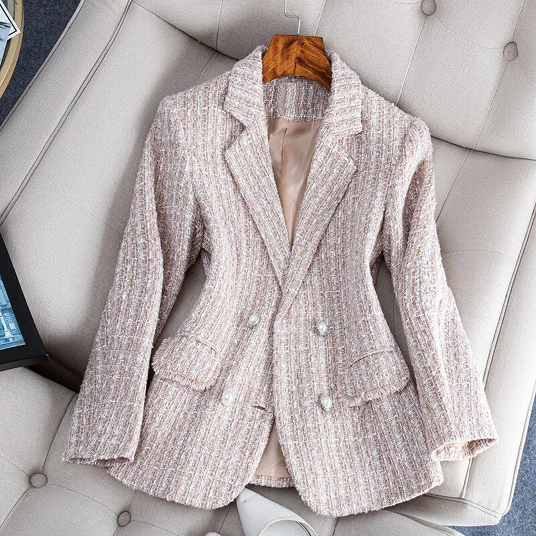 Estelle | Blazer ajusté à carreaux pour femmes