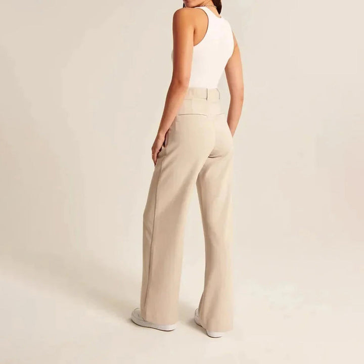 Tara | Pantalon Slim-Fit Taille Haute pour Femmes