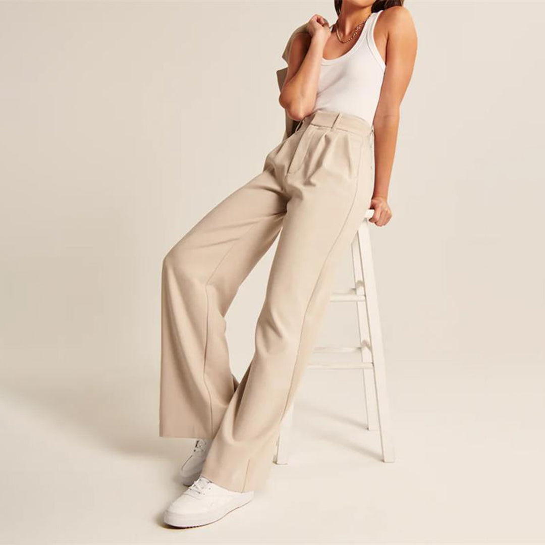 Tara | Pantalon Slim-Fit Taille Haute pour Femmes