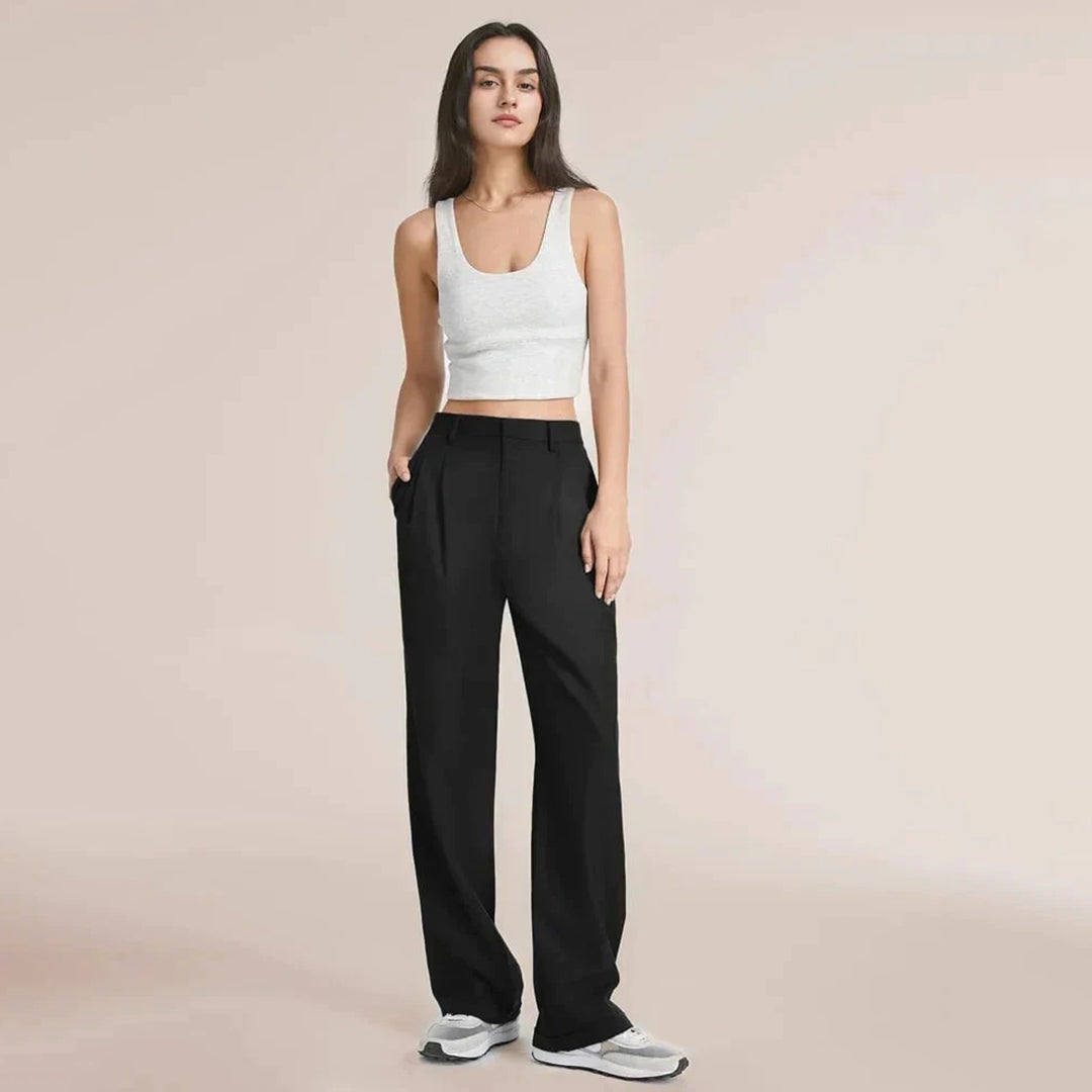 Tara | Pantalon Slim-Fit Taille Haute pour Femmes