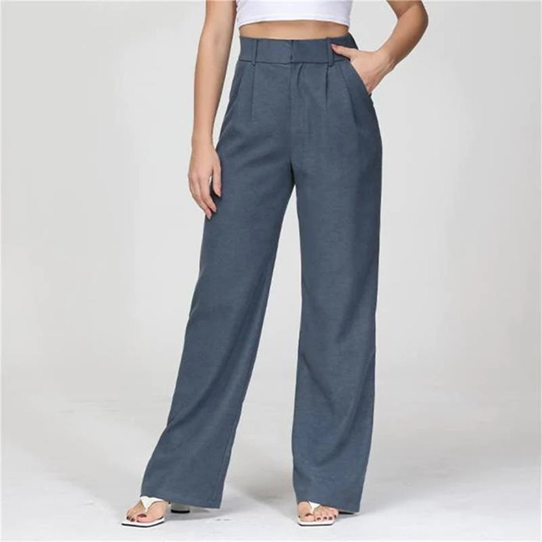 Tara | Pantalon Slim-Fit Taille Haute pour Femmes