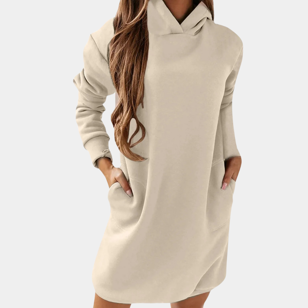 Harlee | Robe confortable pour femme avec capuche