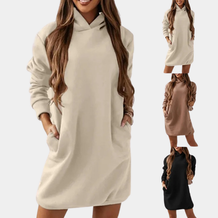 Harlee | Robe confortable pour femme avec capuche