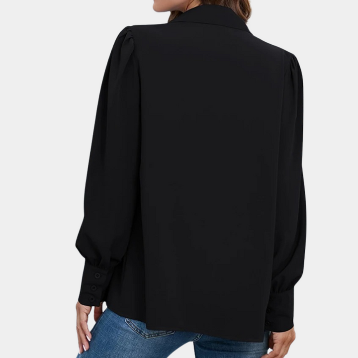 Vera | Blouse Plissée à Manches Longues pour Femme