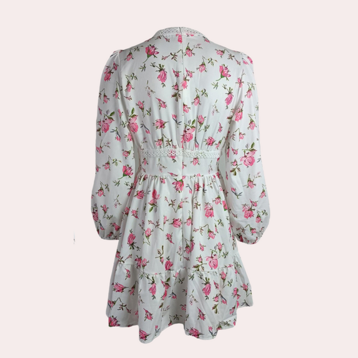 Mila | Robe d'été fleurie à col en V pour femmes