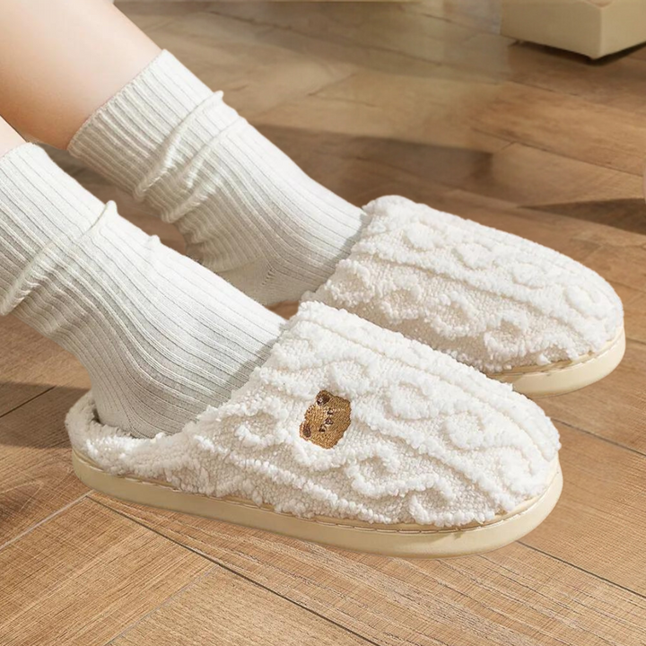 Faustine | Chaussons d'hiver pour femmes avec semelle souple et confort