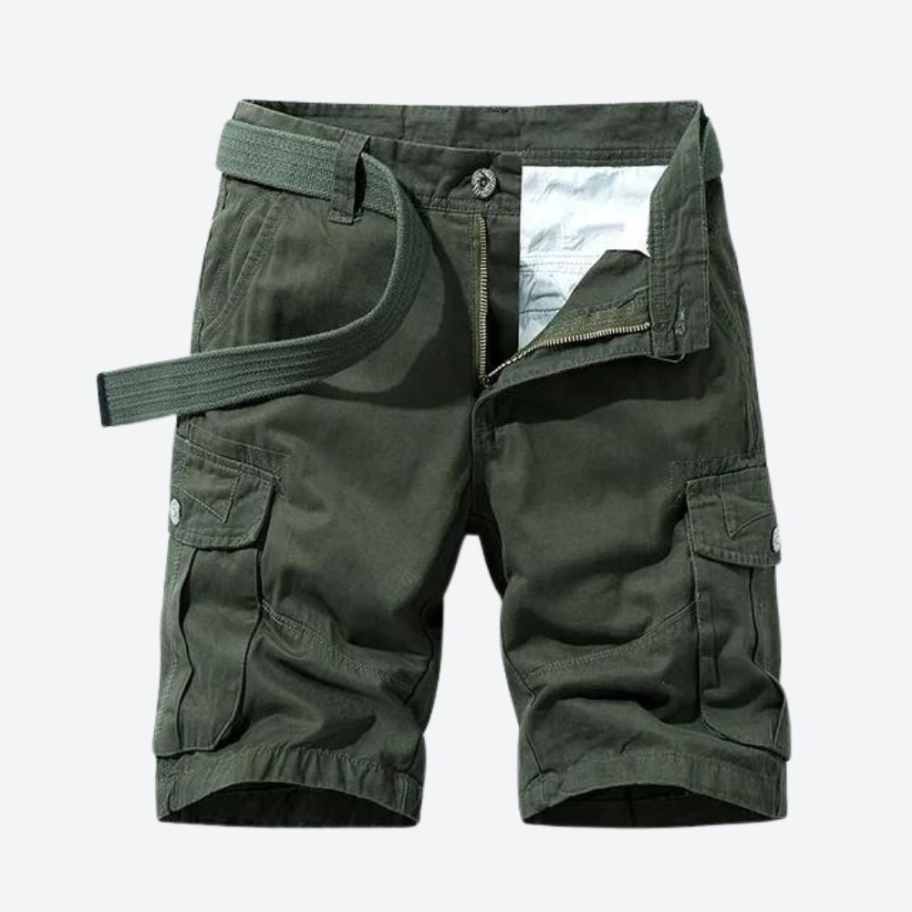 Ramsey | Short cargo d'été multi-poches classique pour hommes