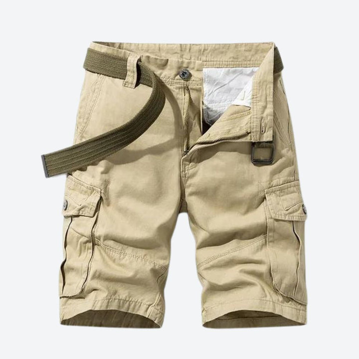 Ramsey | Short cargo d'été multi-poches classique pour hommes