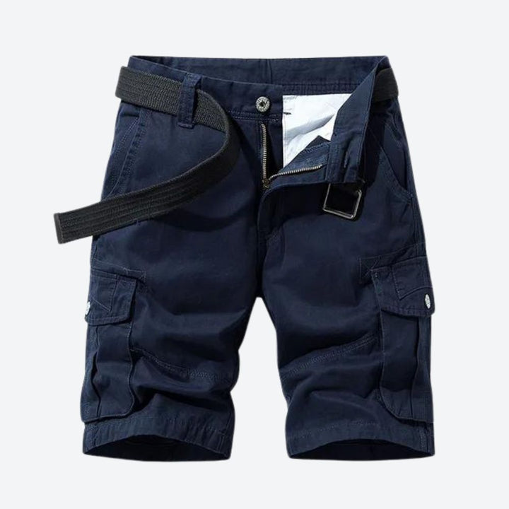 Ramsey | Short cargo d'été multi-poches classique pour hommes