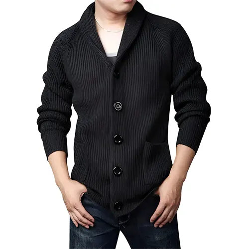 Dallas | Cardigan d'Hiver pour Hommes avec Boutons