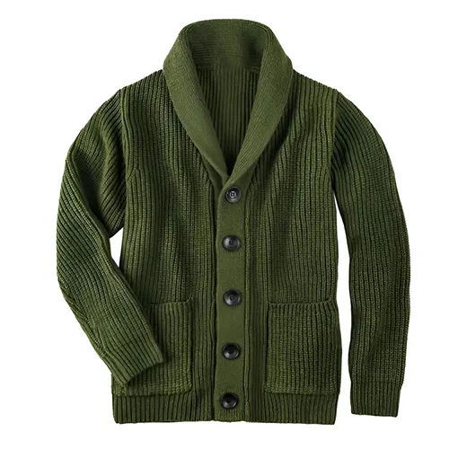 Dallas | Cardigan d'Hiver pour Hommes avec Boutons