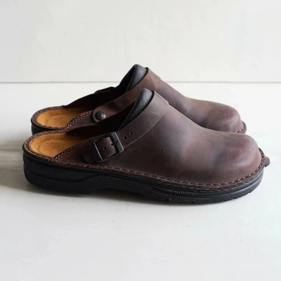 Mijo | Chaussons Classiques Intemporels avec Semelle Antidérapante pour Homme