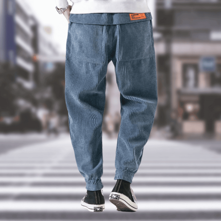 Yves | Pantalon stylé en velours côtelé