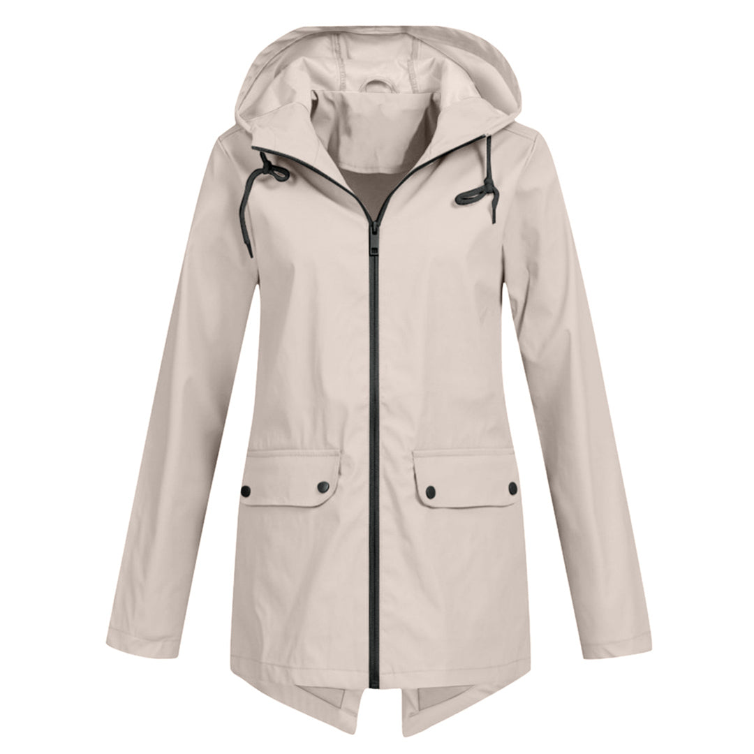 Lorena | Manteau de pluie moderne et élégant avec design transparent pour femme