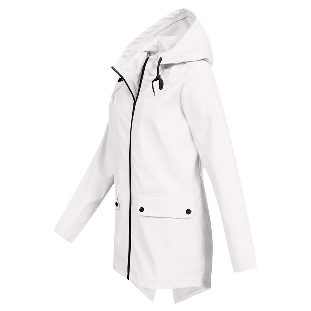 Lorena | Manteau de pluie moderne et élégant avec design transparent pour femme