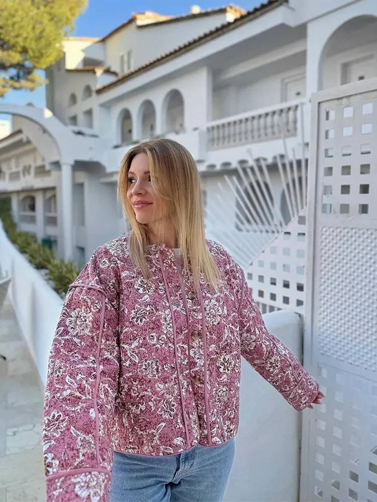 Ada | Veste Élégante à Motifs Floraux pour Femmes