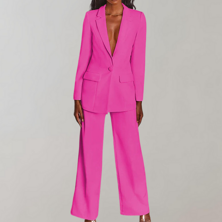 Evalina | Ensemble élégant de blazer et pantalon pour femmes