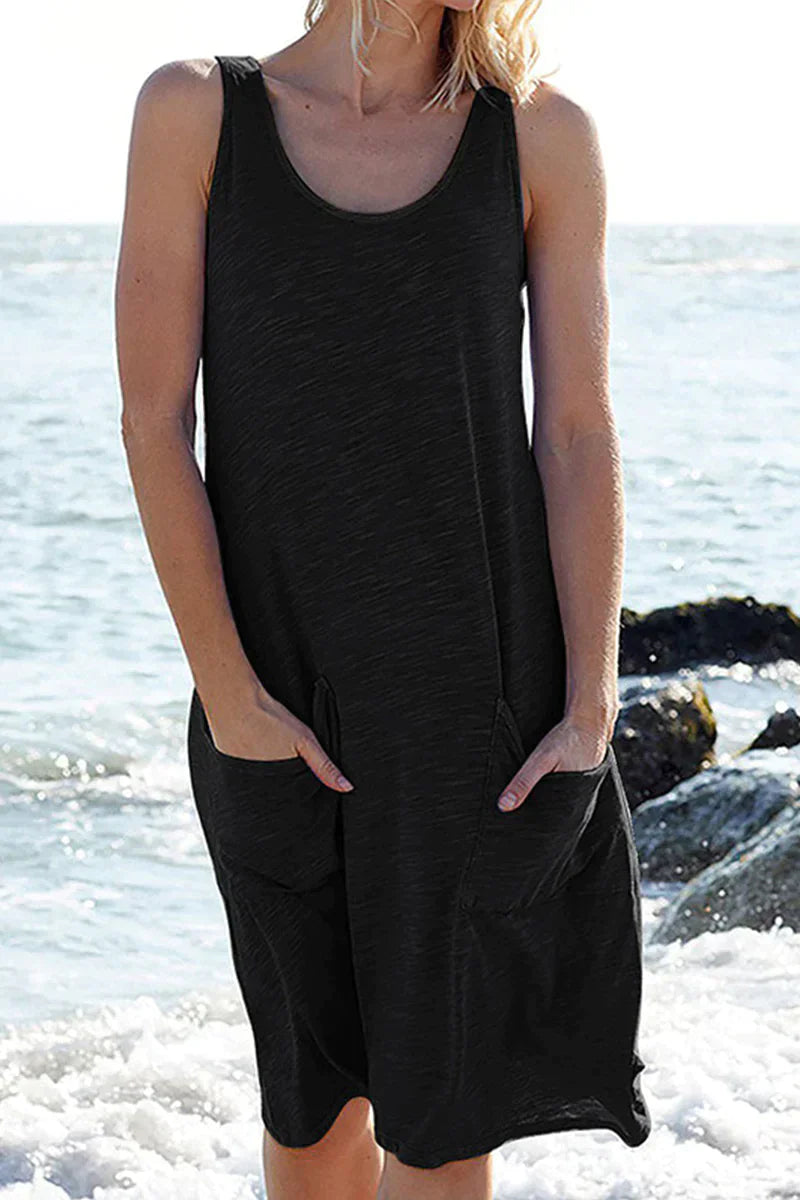 Bleuer Strandkleid für Damen