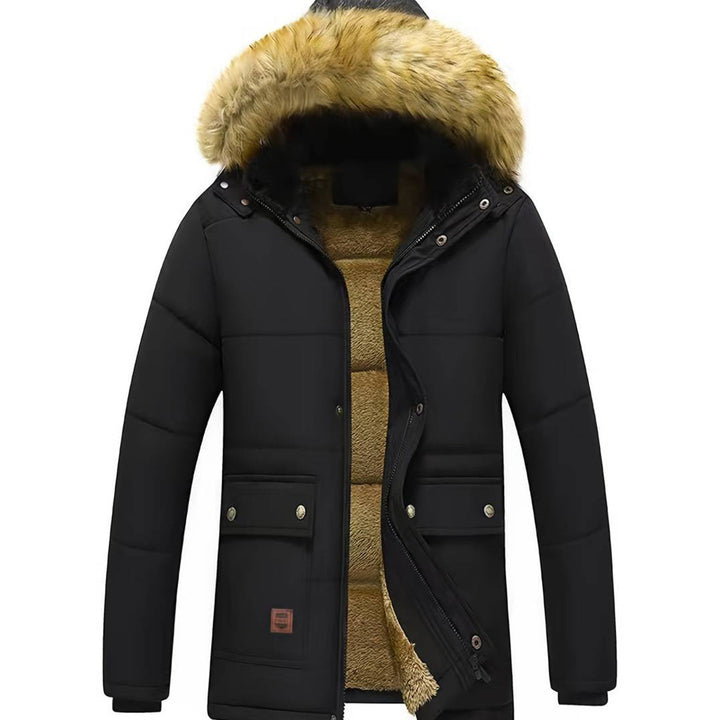 Stefan | Veste Parka avec Col en Fourrure pour Homme