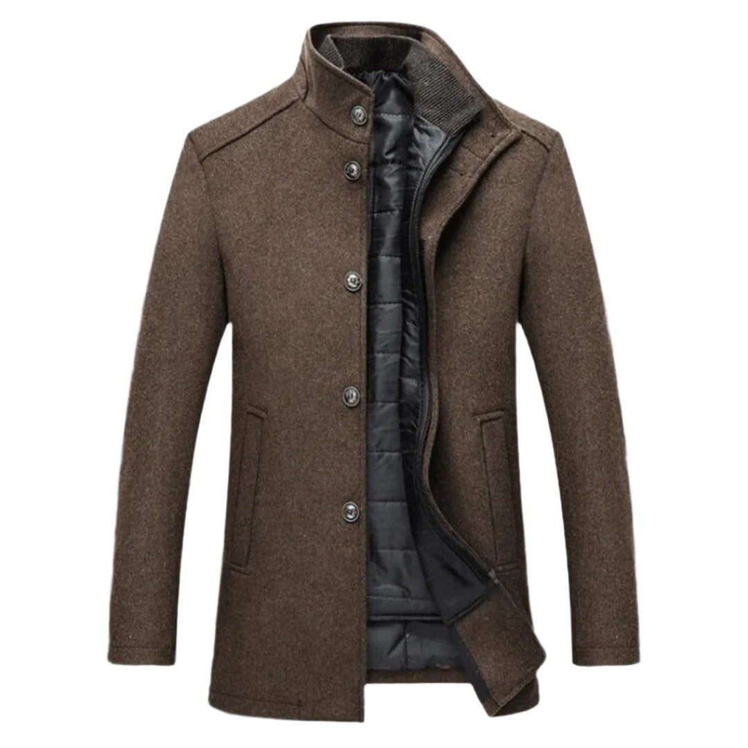 Azael | Manteau pour hommes avec doublure intérieure distincte