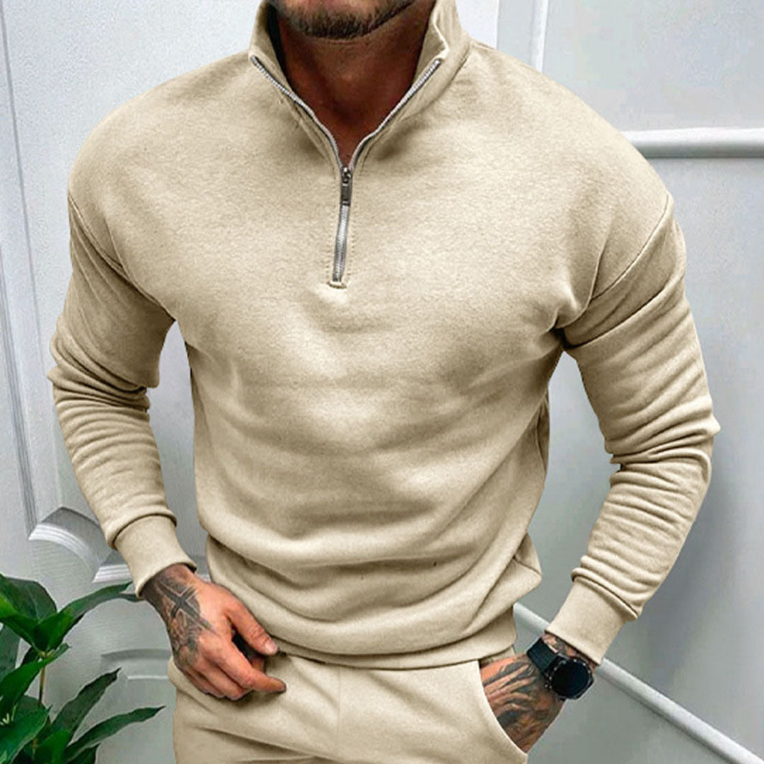 Bowen | Pull pour hommes avec demi-zip