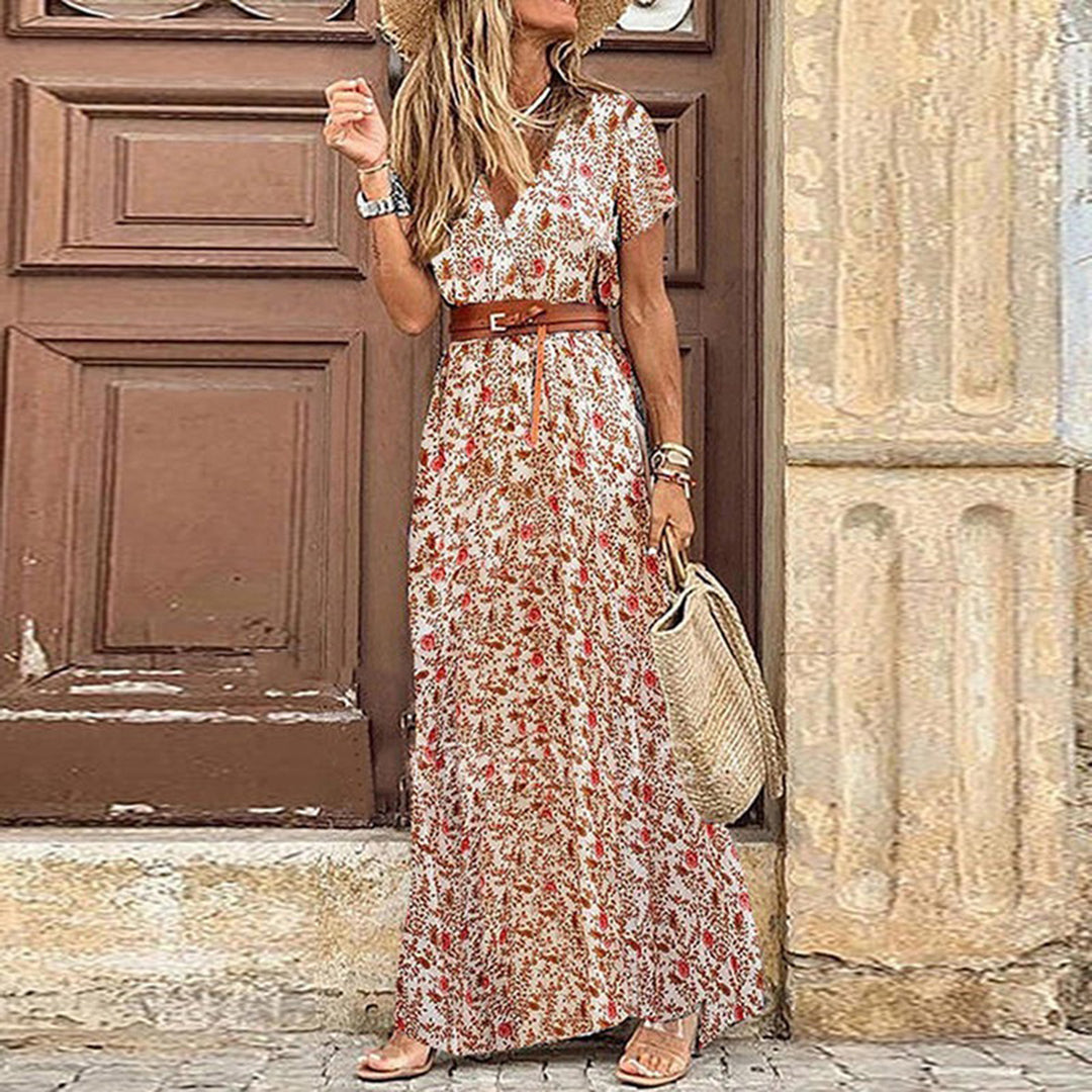 Miracle | Robe Maxi Bohème à Motif Paisley pour Femme