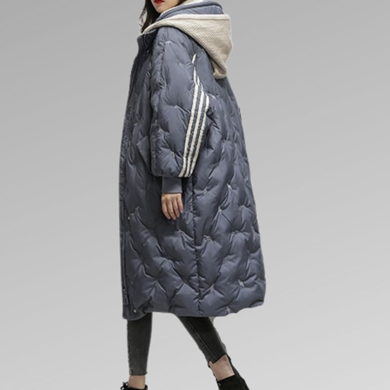 Niya | Manteau Long à Capuche en Duvet pour Femme