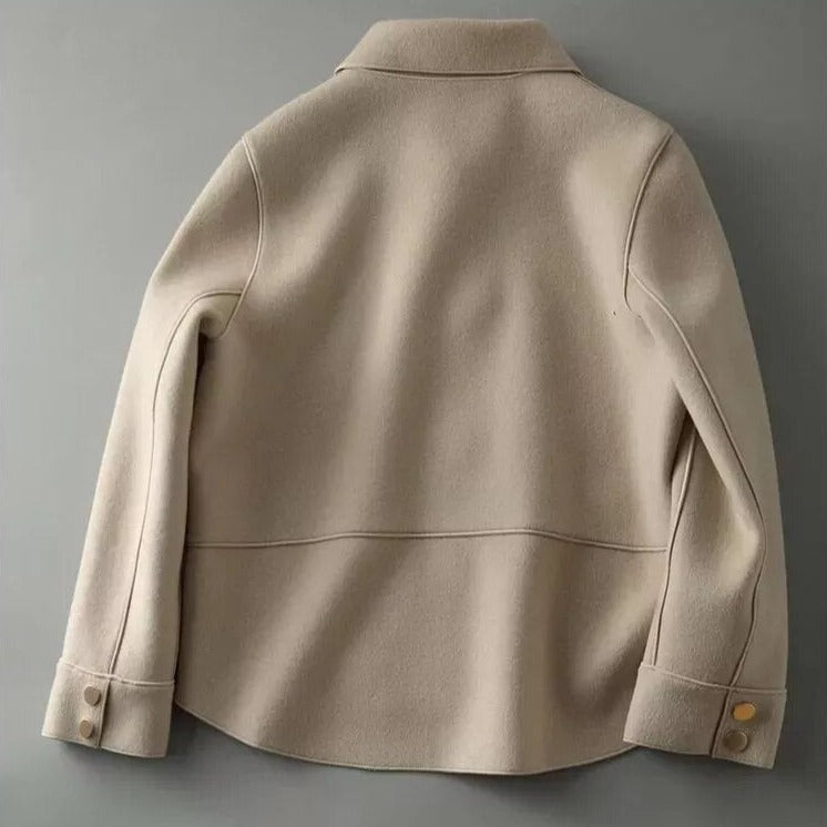 Valoria | Manteau d'Hiver Boutonné pour Femme à l'Élégance Intemporelle